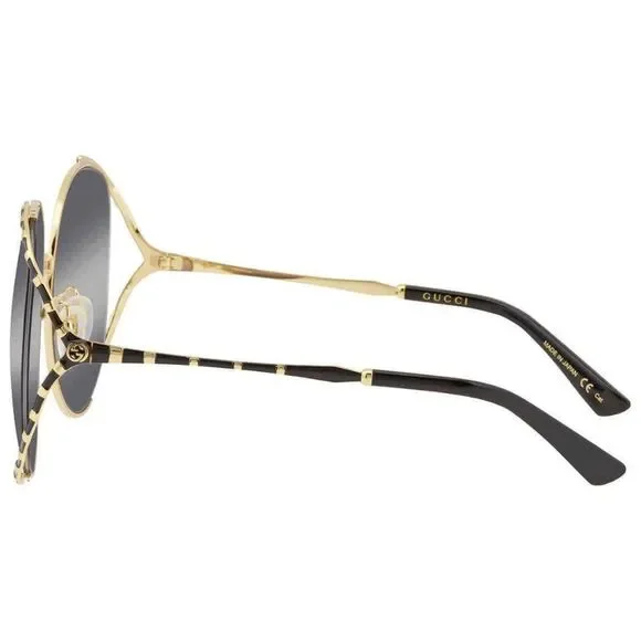 NEW Gucci Grey and Gold Round Women display picture 2